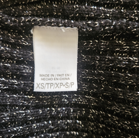 Victoria's Secret Y2K Black/ Metallic Cinch Waist Zip- Up Hoodie Size S - Picture 9 of 9